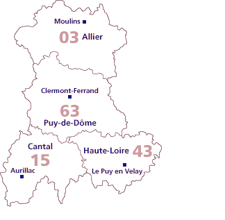 Carte Auvergne