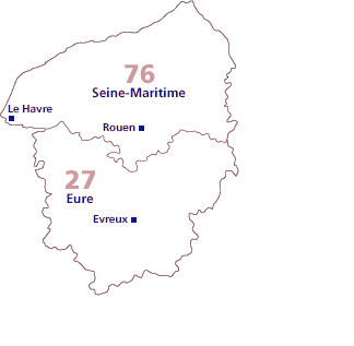 Carte Haute Normandie