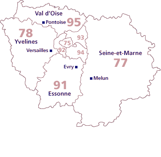 Carte Ile-de-France